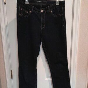 Jordache Women's Skinny Dark Blue Jeans, Size 12 Regular